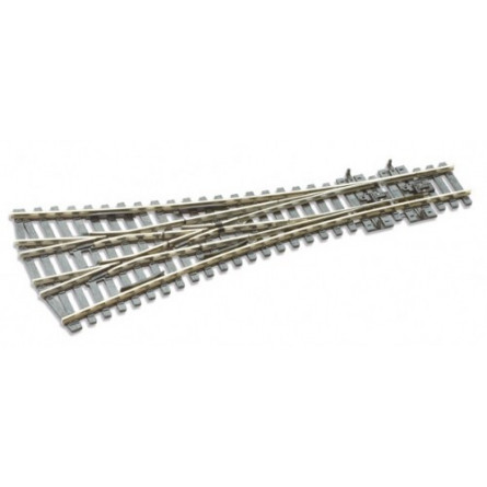 1/76 AIGUILLAGE 3 VOIES RAYON MOYEN 220MM PECO SLE-99  occasion